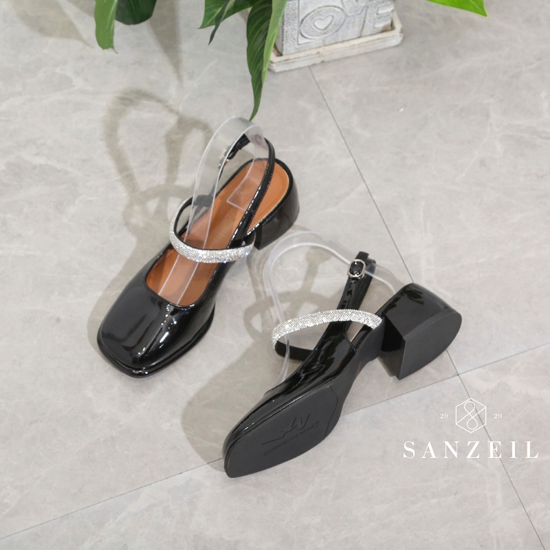 0160 Sanzeil Mona - Sepatu Heels Wanita Kasual Shoes Fashion