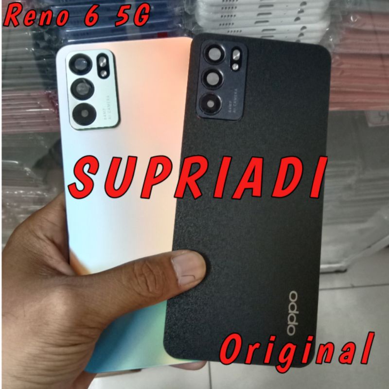 Backdoor Back Cover Casing Tutup Belakang Oppo Reno 6 5G Reno6 5G Original