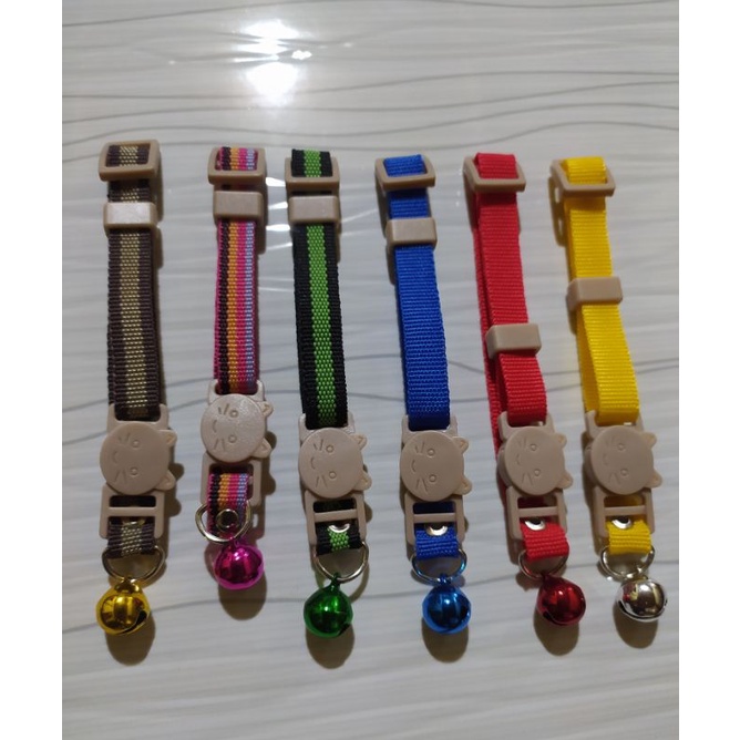 kalung kucing lonceng 12mm