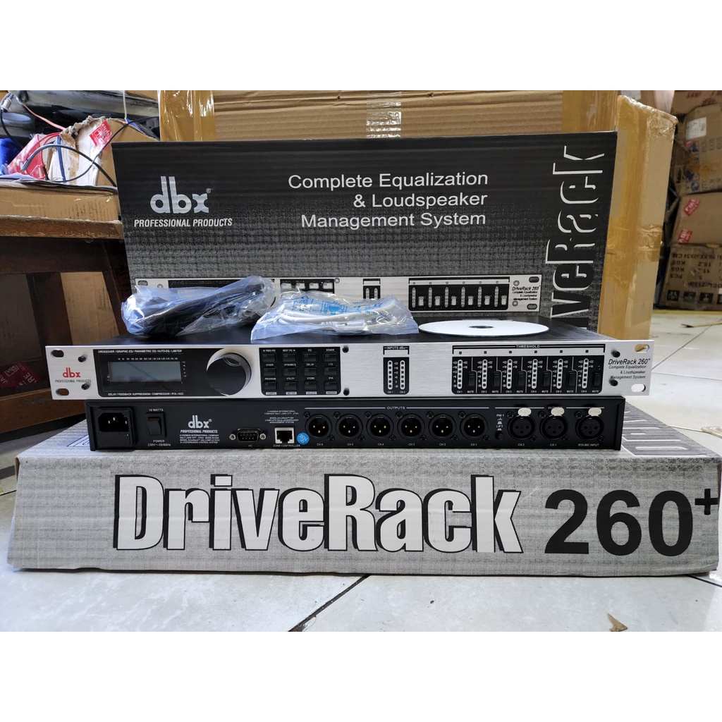 Driverack DBX 260 Plus Silver Speaker Manajemen
