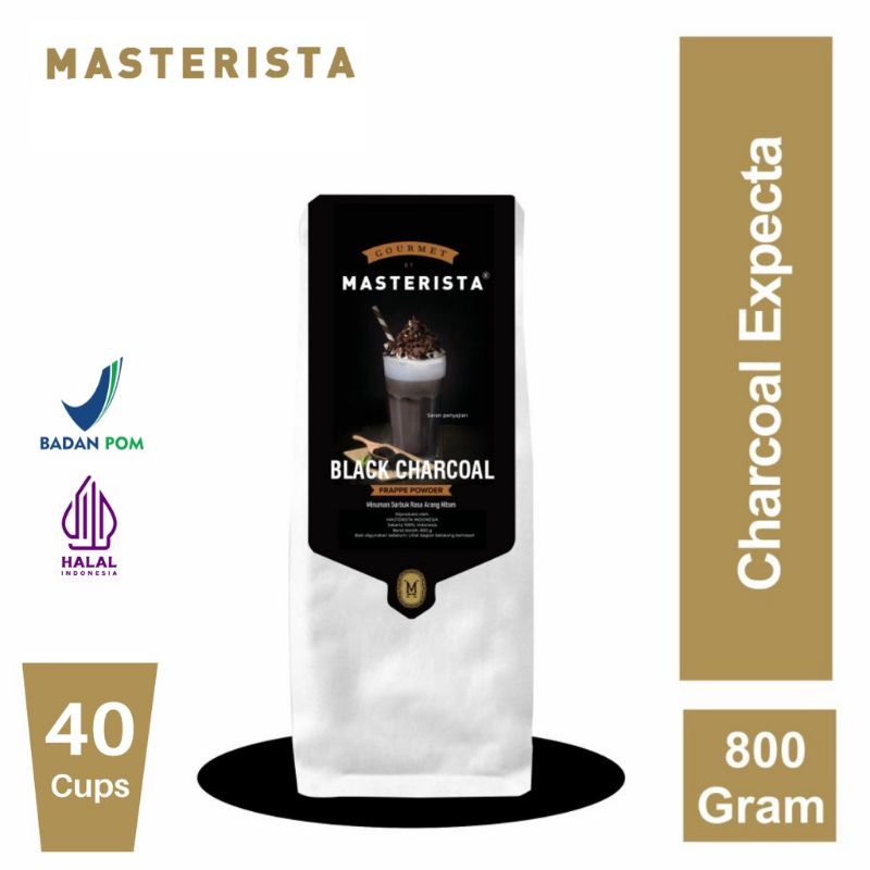 

Masterista powder charcoal / bubuk perasa minuman rasa Charcoal / powder drink charcoal