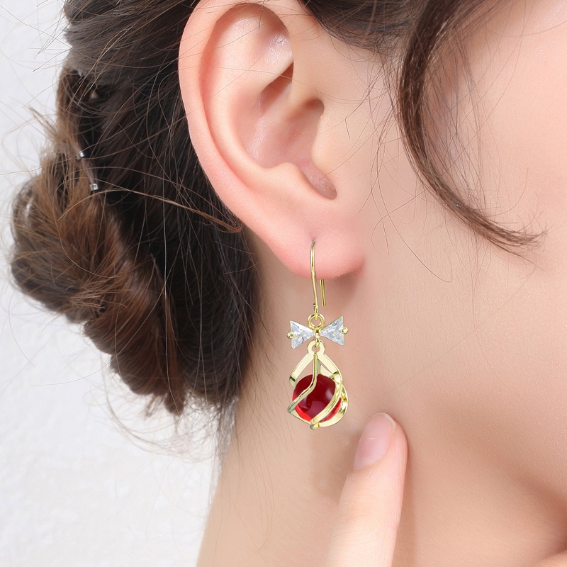 (Hello Girl)E11 Anting Mutiara Fashion Wanita Mutiara Putih Kecil Panjang Stud Earrings Import