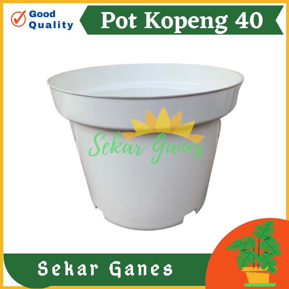 TERMURAH Pot Tanaman Hias Pot Kopeng 40 Bagus Pot Kopeng 40 Putih Besar Jumbo Plastik Ukuran 40cm 50cm 70 cm 100cm Pot Putih Besar Jumbo