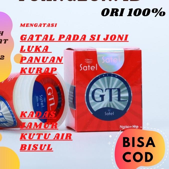 

◌ Satel GTL Atasi Kulit Korengan, Panu, Luka, Kadas, Kurap, r Dan Bisul Dengan Ampuh 10gr ✥