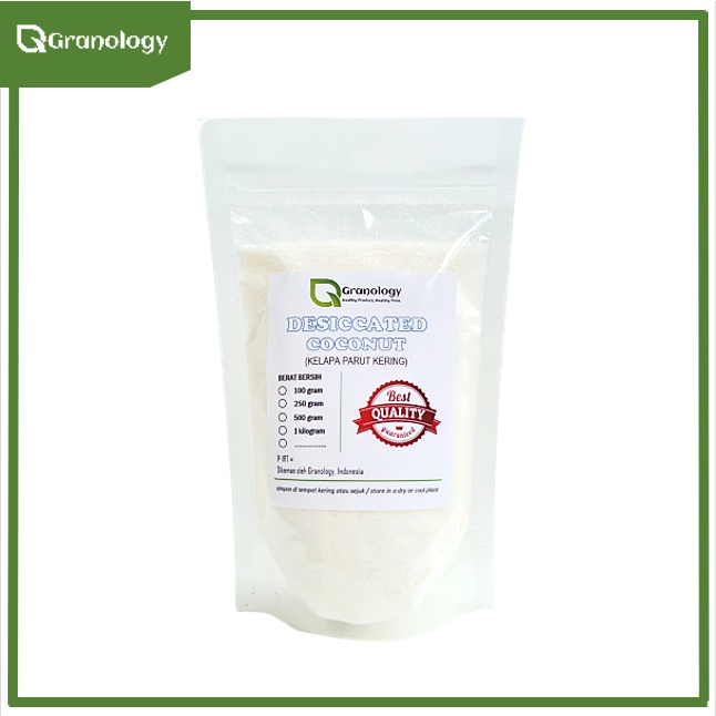 Kelapa Parut Kering / Dessicated Coconut (250 gram) by Granology