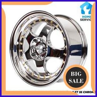 perkakas PAKET VELG RING 16 BRISKET CHROME PLUS BAN 195 50 R16 2ZJN23