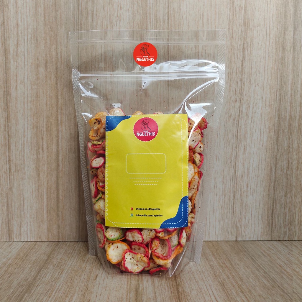 

CAMILAN KERUPUK BANTET PEDAS KENCUR 250 GRAM NGLETHIS