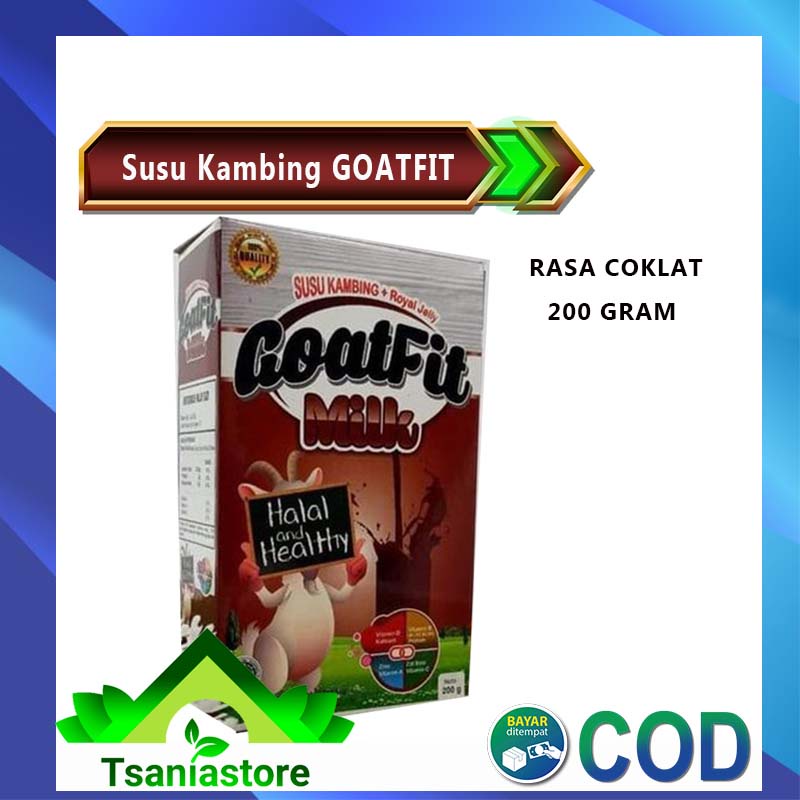 

Goatfit Rasa Coklat Susu Kambing Royal Jelly Goat Milk New 200 Gr