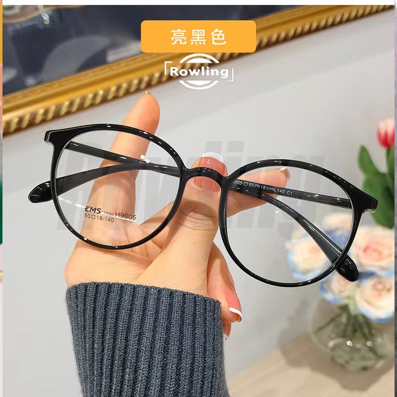 rowling (ka-320)Kacamata Bulat Terbaru  Anti-Radiasi Blue Light Wanita/Pria Import Kacamata Fashion