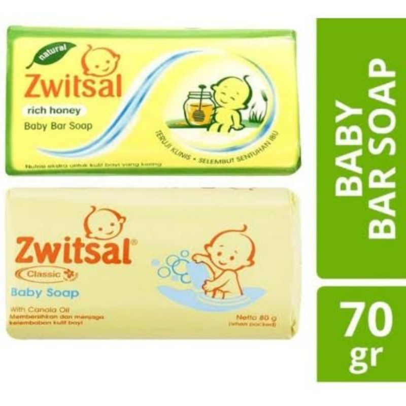 ZWITSAL SABUN MANDI BATANGAN 70GR SABUN MANDI BAYI SABUN BAYI PARFUM BAYI SWITSAL