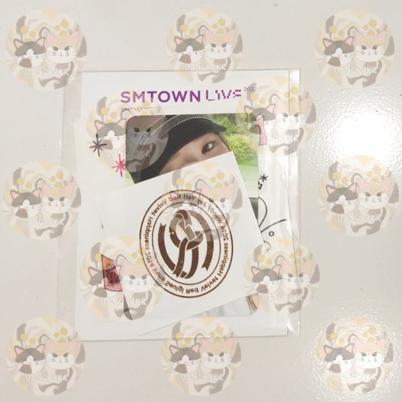 [READY STOCK] MD SMCU AR TATTOO WENDY RED VELVET SEALED 1ST LINE-UP WTS