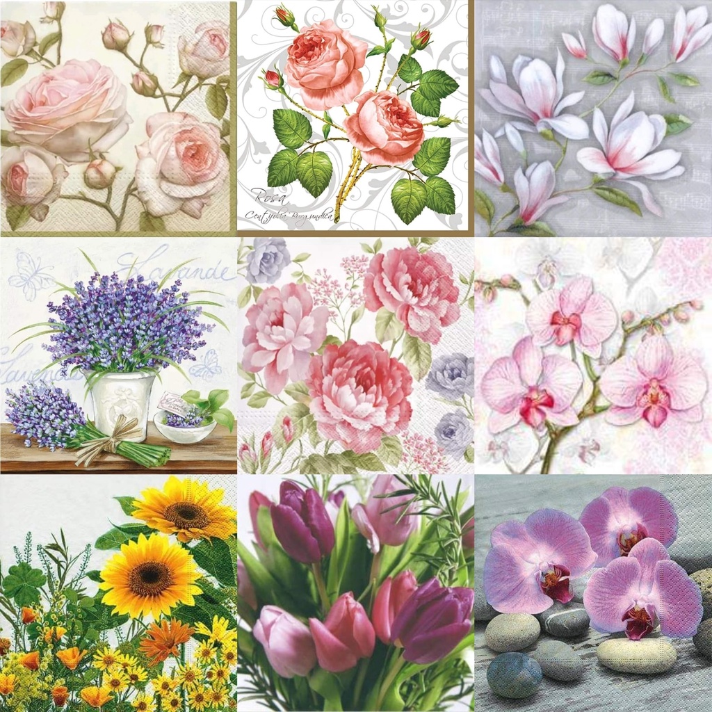 TISU NAPKIN DECOUPAGE EROPAH – Cocktail I