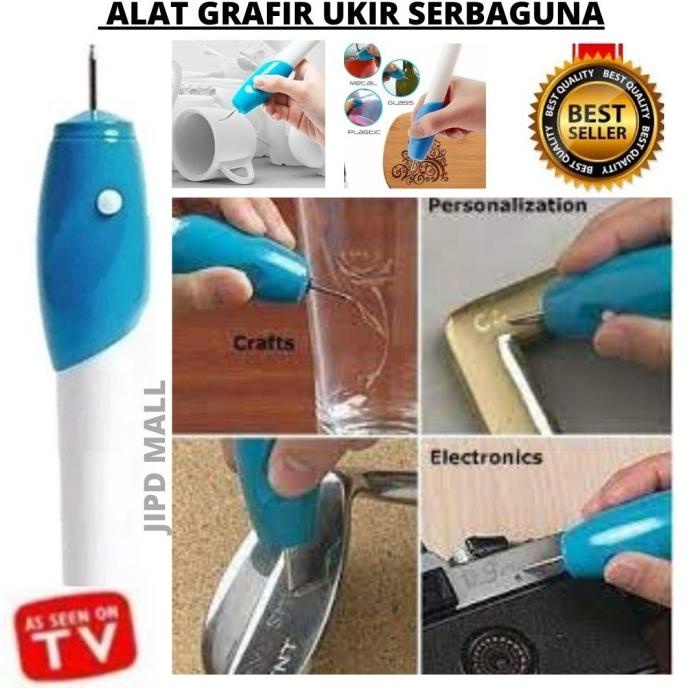 

RDY Alat Grafir Ukir Nama Elektrik Portabel Pen Serbaguna Besi Kayu