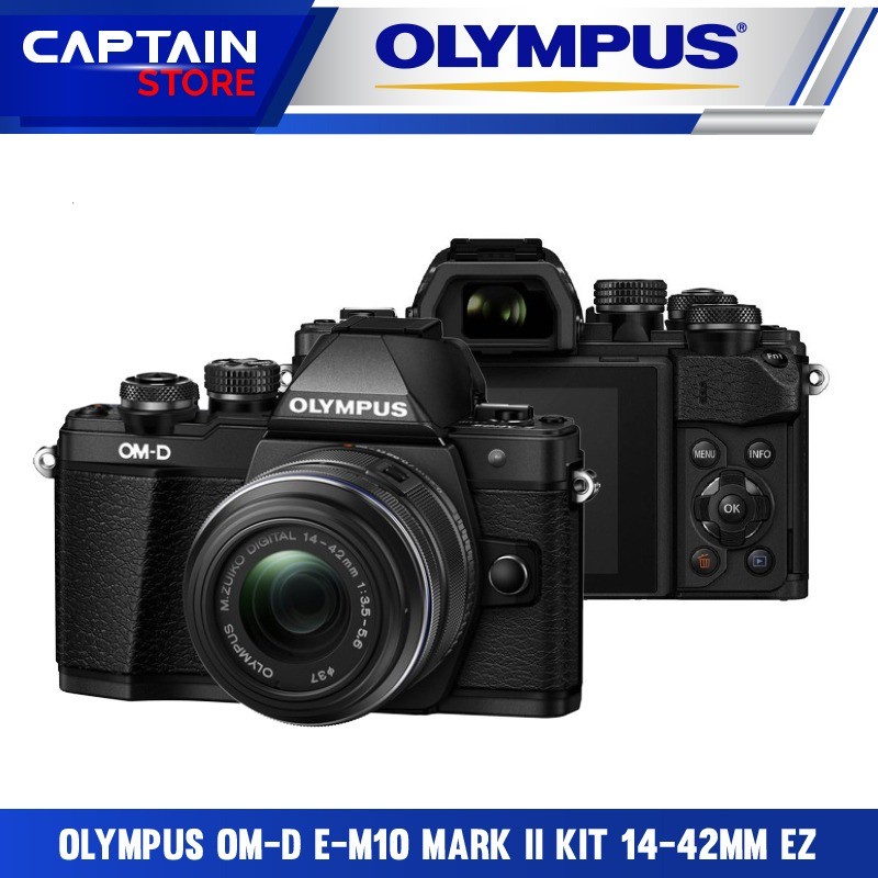 Olympus OM-D E-M10 Mark II Kamera Mirrorless 16MP dengan Stabilisasi Gambar 5-Axis