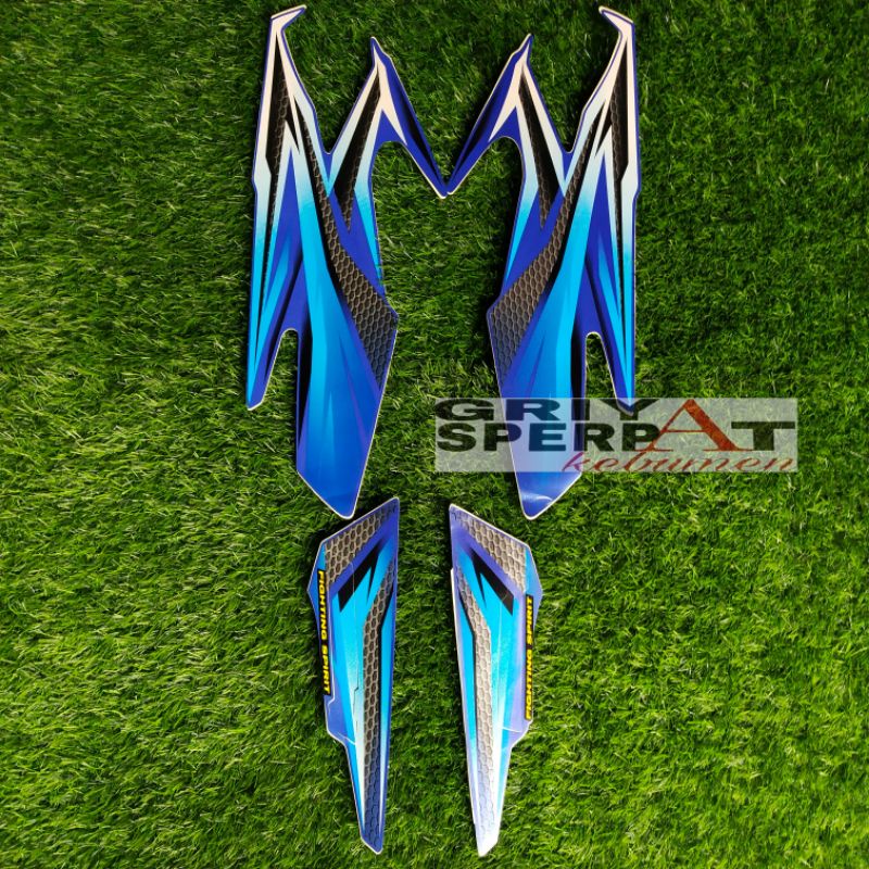 striping  lis sticker rx king 2005 biru