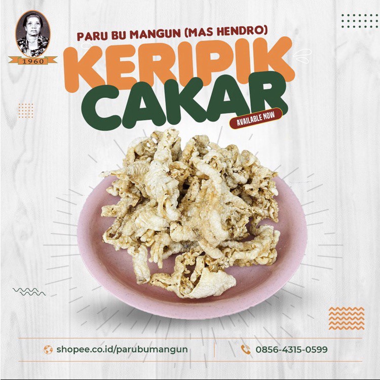 

Bu Mangun Keripik Cakar (100gr & 250gr)