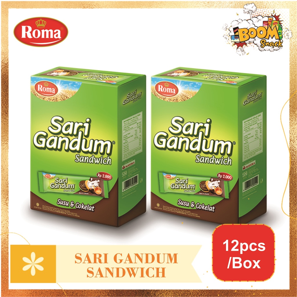 BOX - Sari Gandum Sandwich isi 12pcs