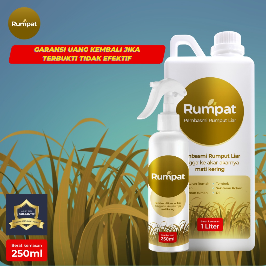 Paket Rumpat 1 Liter Jerigen + 250ML Botol Spray