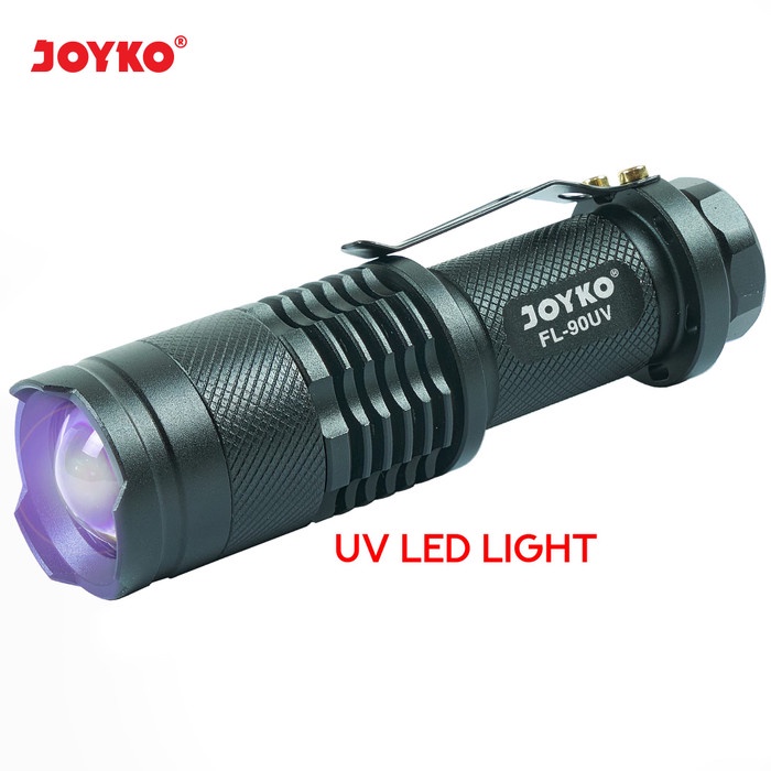 UV LED Flashlight Senter Uang LED Ultraviolet Joyko FL-90UV