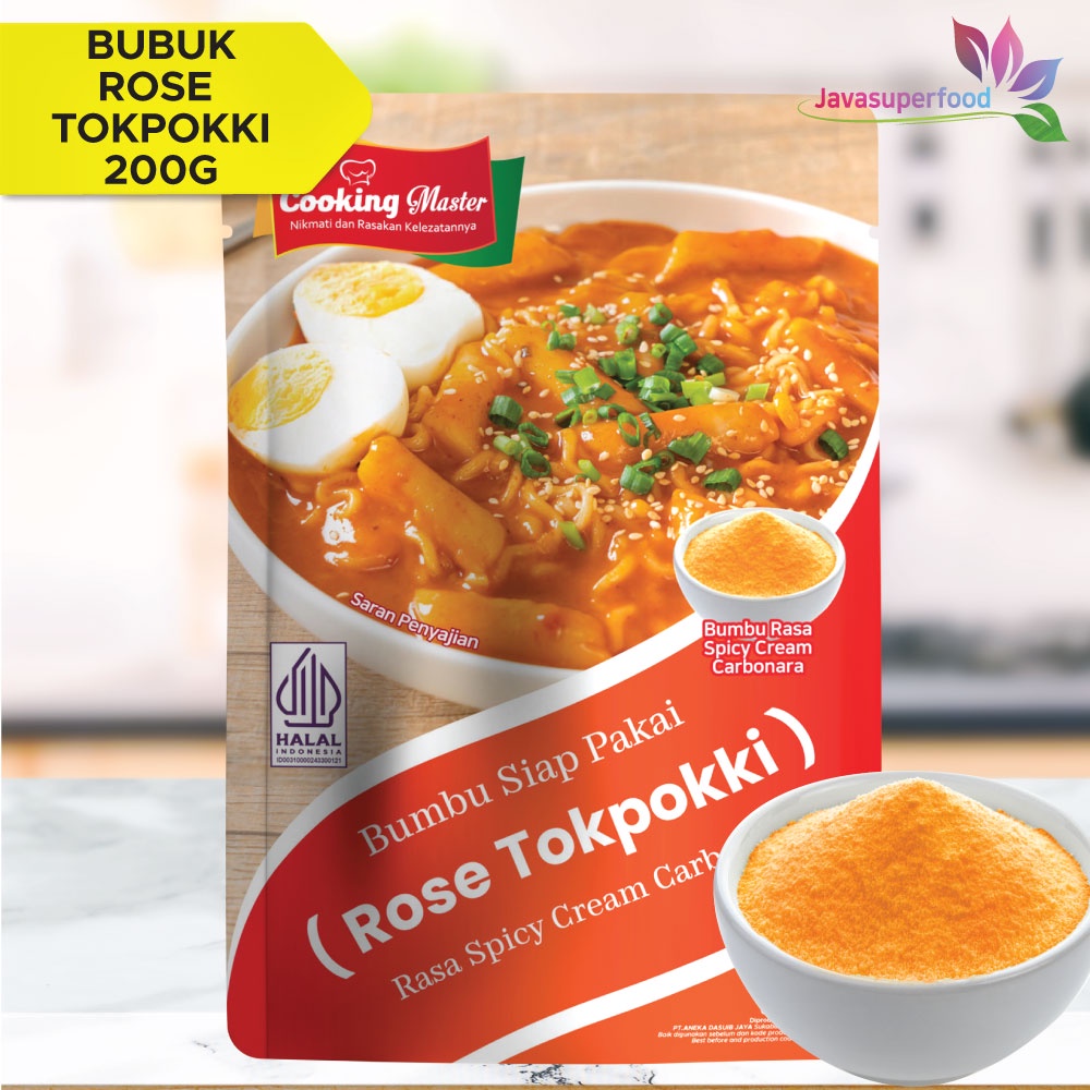 Bubuk Saus Tokpokki  Rose Tteokbokki  Spicy Cream Carbonara Tteokbokki 200G