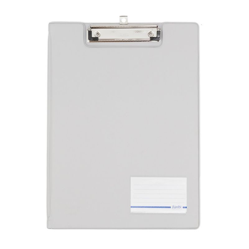 

Bantex Clipboard With Cover A4 Grey 4240 05
