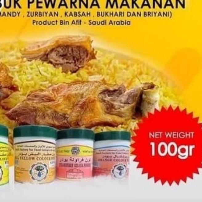 

Sale [KP8] Bubuk Safron Saffron 100gr Zafaron Zafaran Powder Pewarna Makanan STRAWBERRY ORANGE KUNING EGG YELLOW