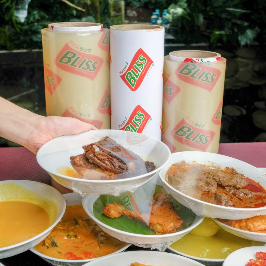 Plastik Wrapping Makanan BLISS - Plastik Cling Wrap - Pembungkus Makan 45CM X 500M