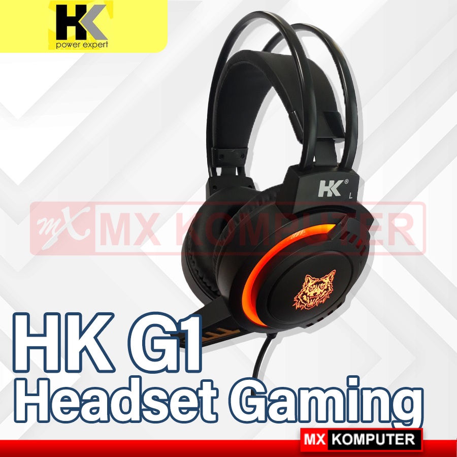 Headset Gaming HK G1 LED Sound Expert PC Gaming Headset