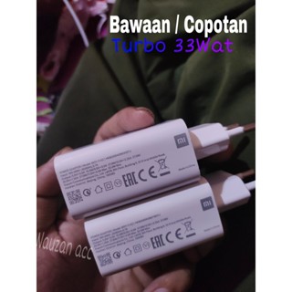 [Bekas ORI ] Adaptor Xiaomi 33W Bawaan Note 10 Pro/ Mi 10T. Di jamin Ori