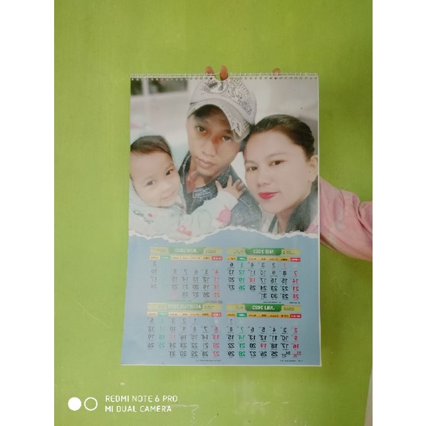 

Kalender dinding 3 lembar custom 2024