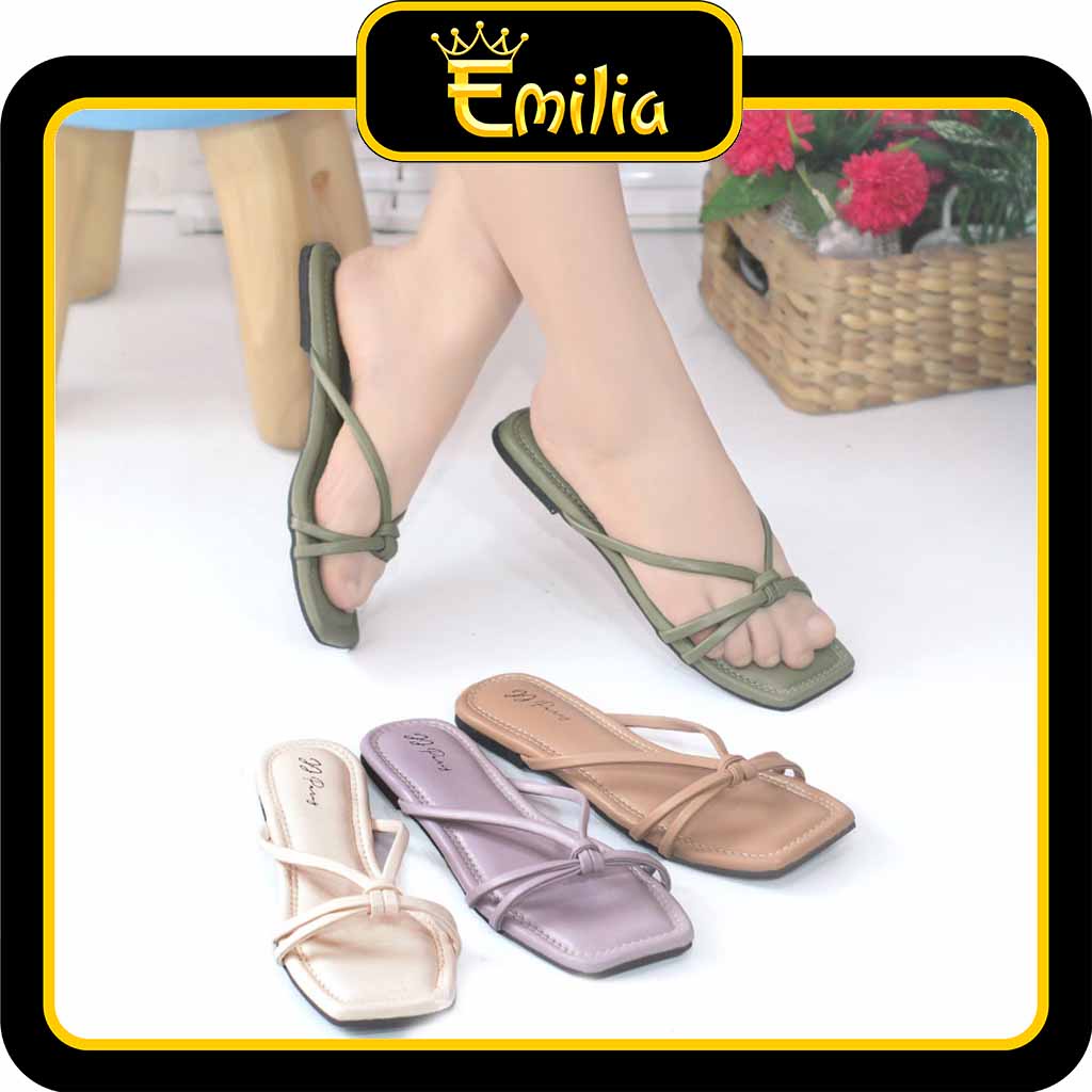 JJPARIS Alvira Sandal Teplek Wanita 36 37 38 39 40 Sandal Teplek Wanita Kekinian Sandal Teplek Wanit