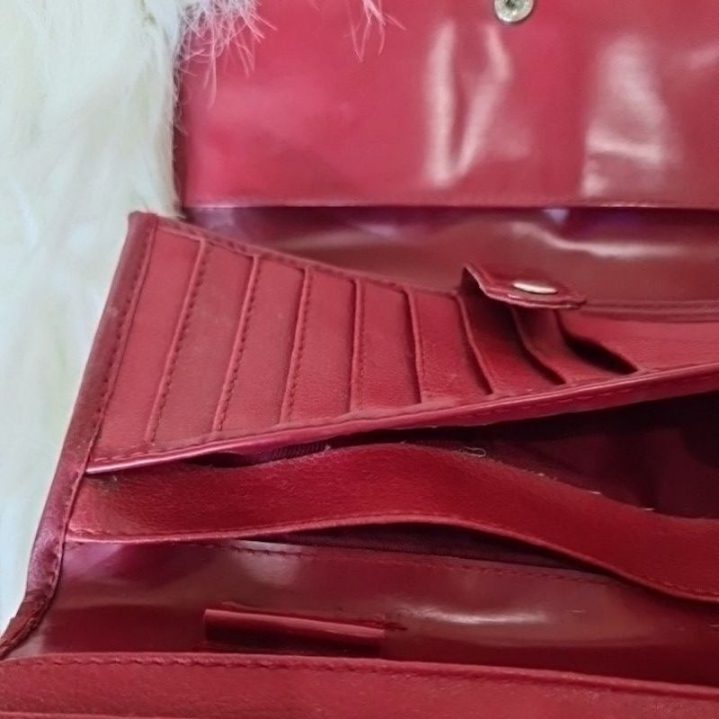 DOMPET CAPRIASI RED PRELOVED ORI