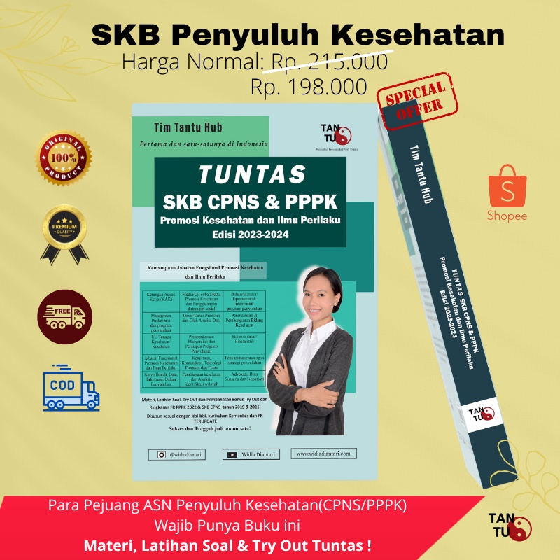 Jual BUKU PPPK PROMOSI KESEHATAN DAN ILMU PERILAKU MATERI SKB CPNS
