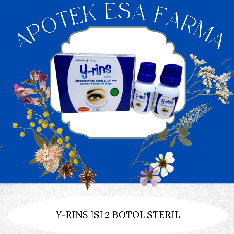 Y-Rins 12 ml - Larutan Pembersih Mata - Yrins - Y Rins - Steril