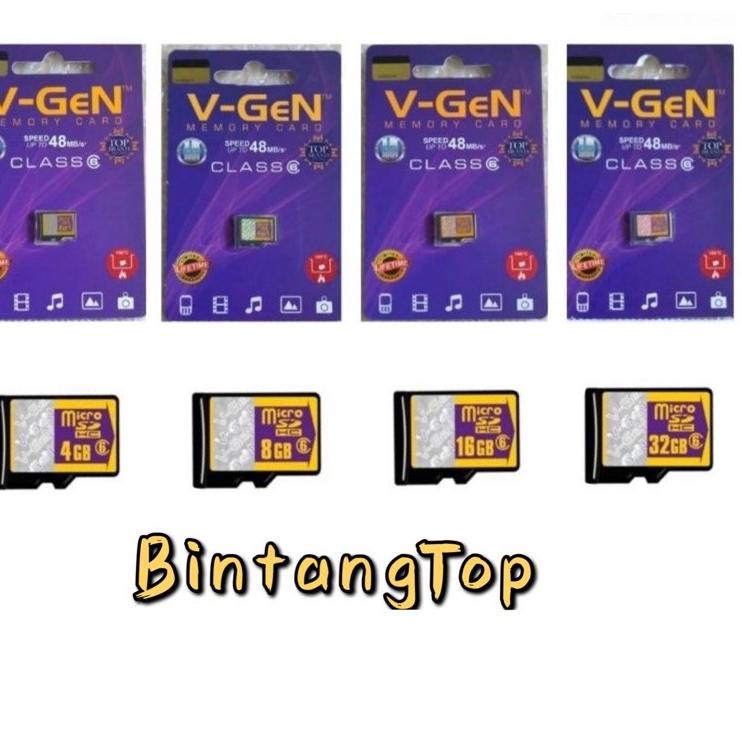 Grosir Meriah Memory vgen 4gb speed 48mbps