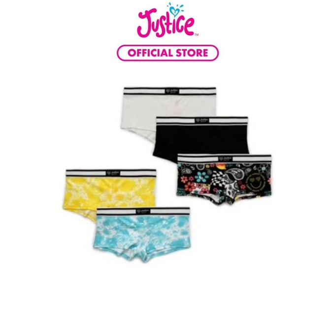 Justice Girls Shorties Underwear 5Pk - Celana Dalam Anak Perempuan