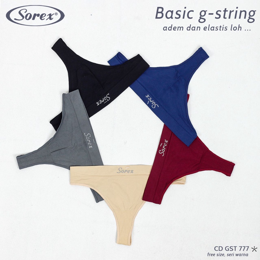 Sorex G-string Celana Dalam Wanita Sexy Art 777