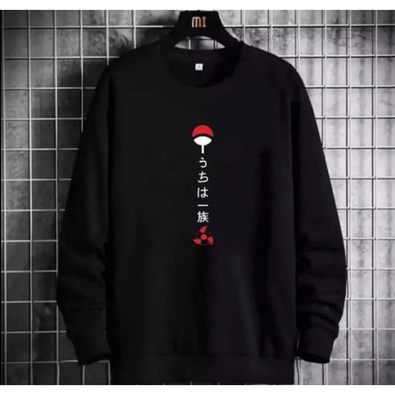 Sweater Crewneck clean uchiha SARINGAN pria wanita