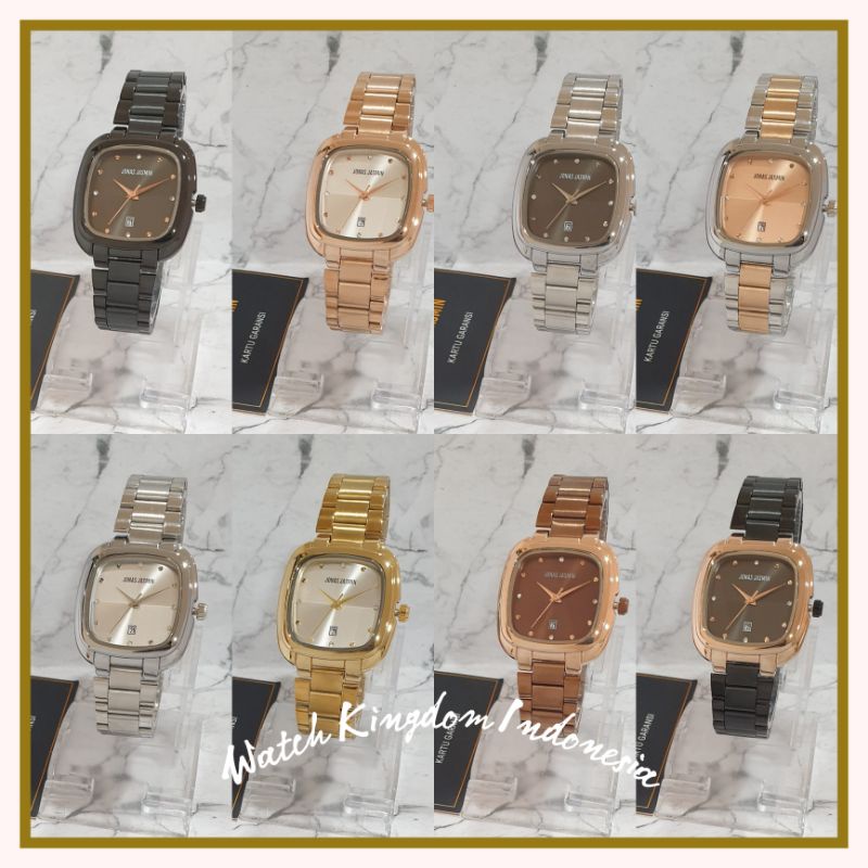 Jamtangan wanita Jonas Jasmin J 2228 L Original Water Resistant Include Box