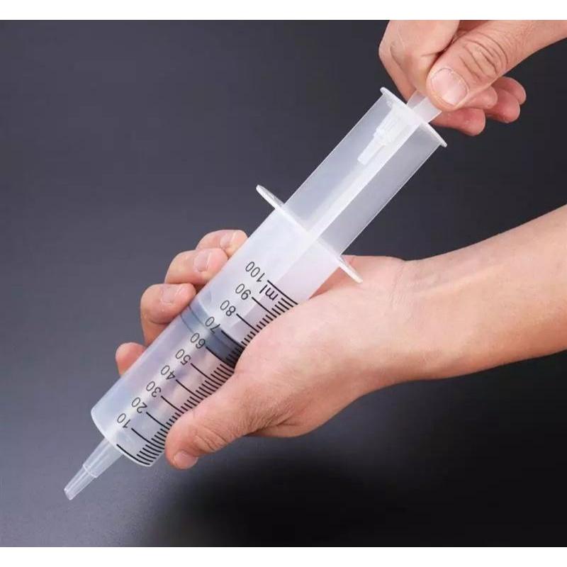 suntikan besar large syringe 100cc 100ml suntikan madu suntikan tanpa jarum spuit kue selang suntikan syringe jumbo