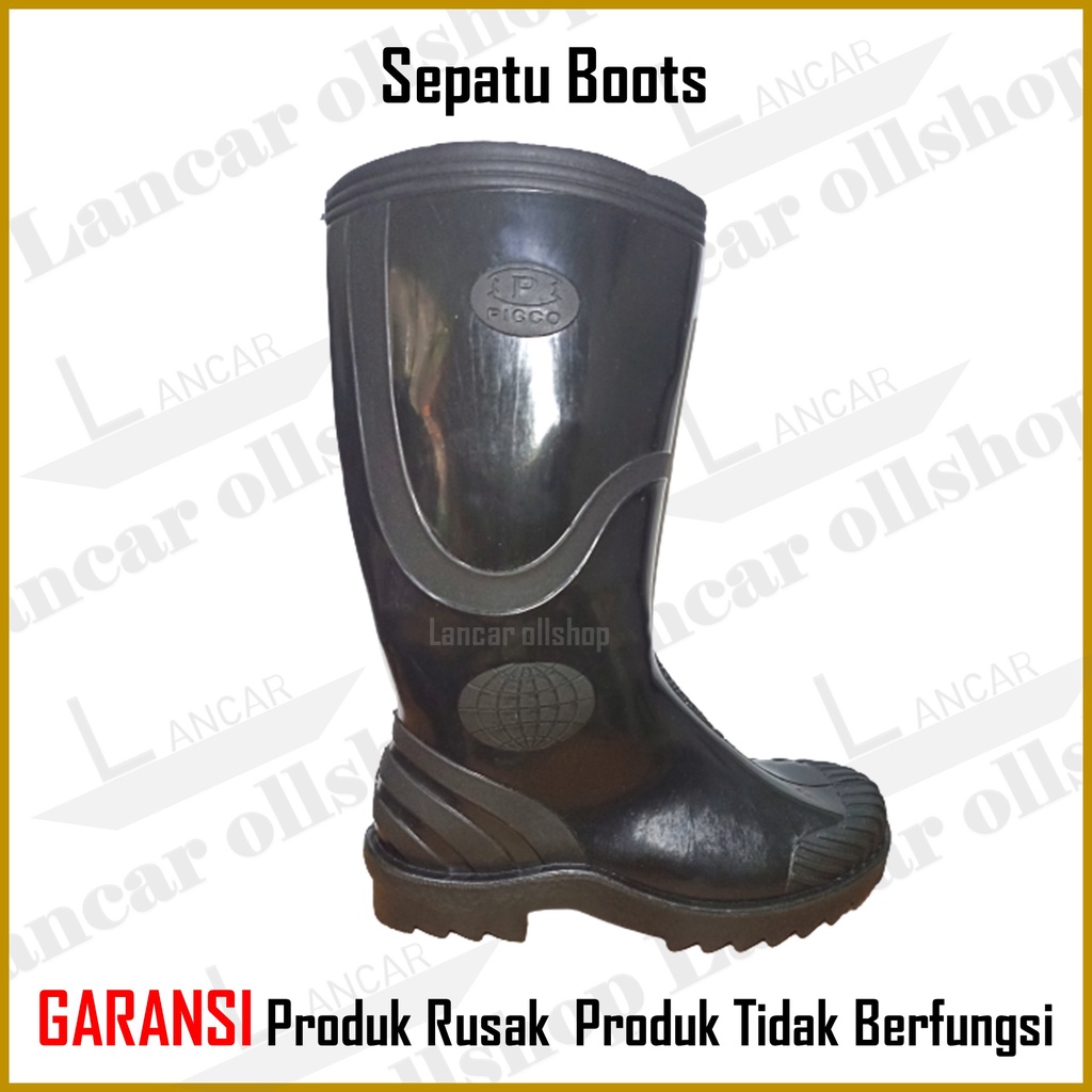Sepatu Safety Boot Murah / Sepatu Boot Murah / Sepatu Boat Bangunan / Sepatu Bangunan / Sepatu Boat Proyek / Sepatu Boots Karet But Bot Lentur