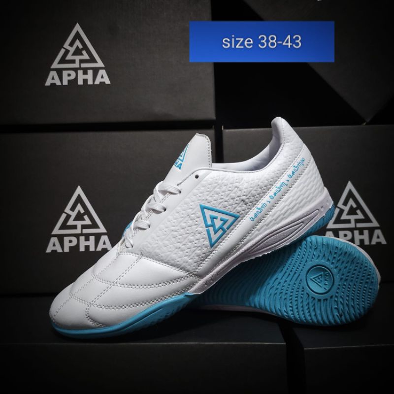 Jual Sepatu Futsal Original Apha Genesis Biru Pink Shopee Indonesia