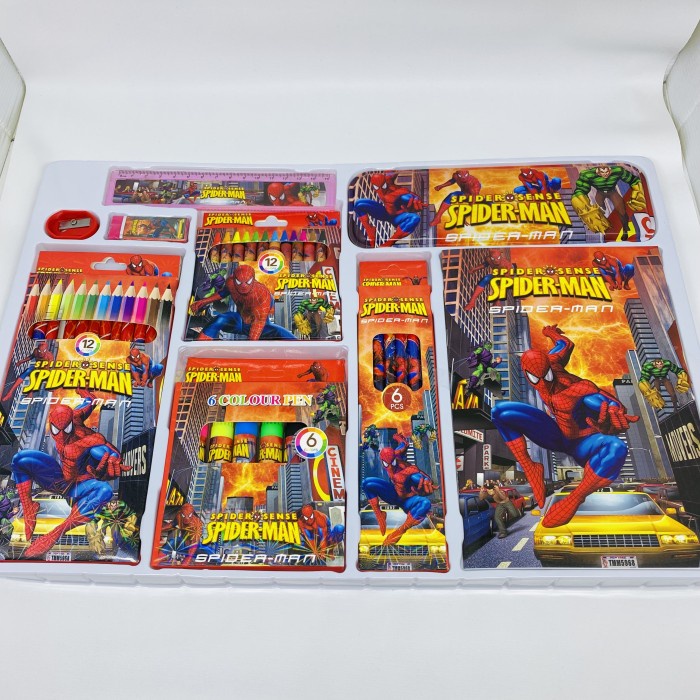 

Terlaris ✨ -Stationary set xl alat tulis gambar anak lengkap spiderman- 2.1.23