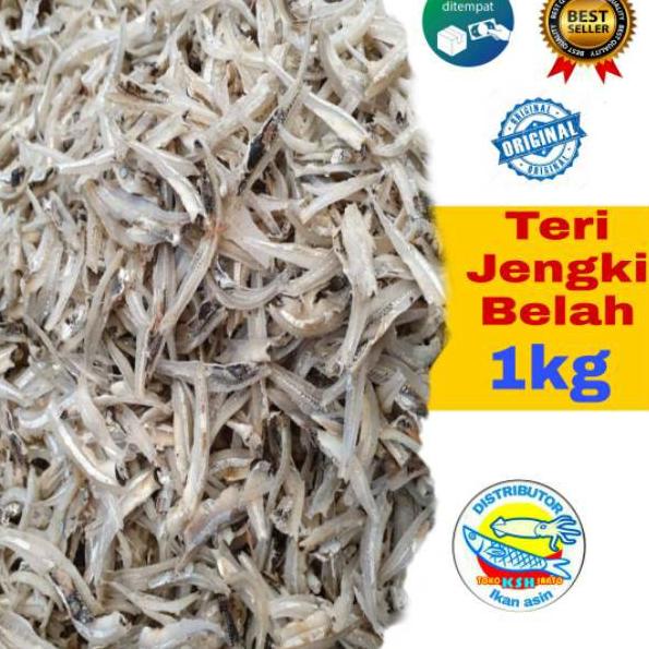 

♡ ikan asin teri jengki belah vip-1kg ✱