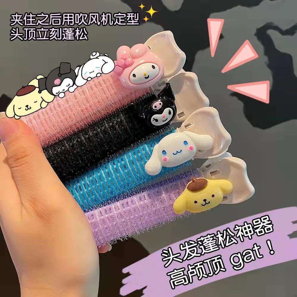 ROL RAMBUT SANRIO MOTIF SANRIO/ ROLL RAMBUT  JEPIT GULUNGAN RAMBUT PONI CINNAMOROLL/ KUROMI/ MELODY/HELLO KIITY/POMPOM