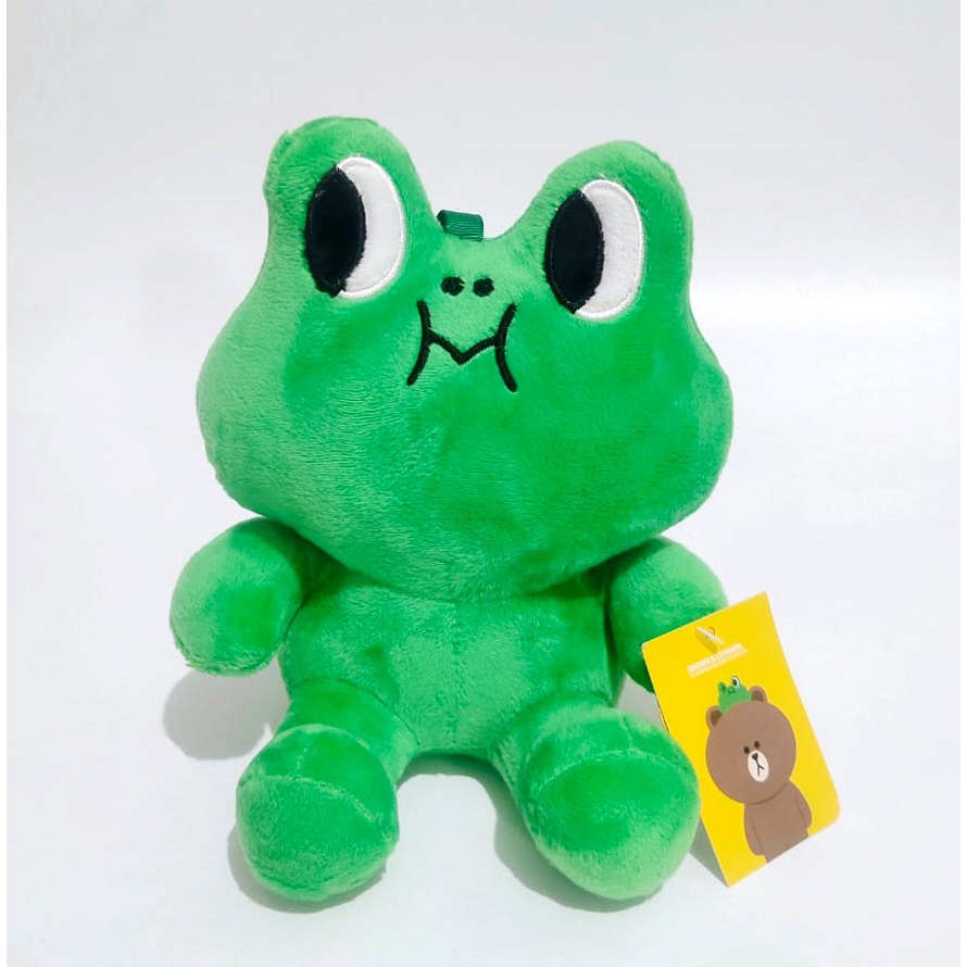 Boneka Leonard LINE Friends LINE Plush Boneka Kodok Line HIGH QUALITY