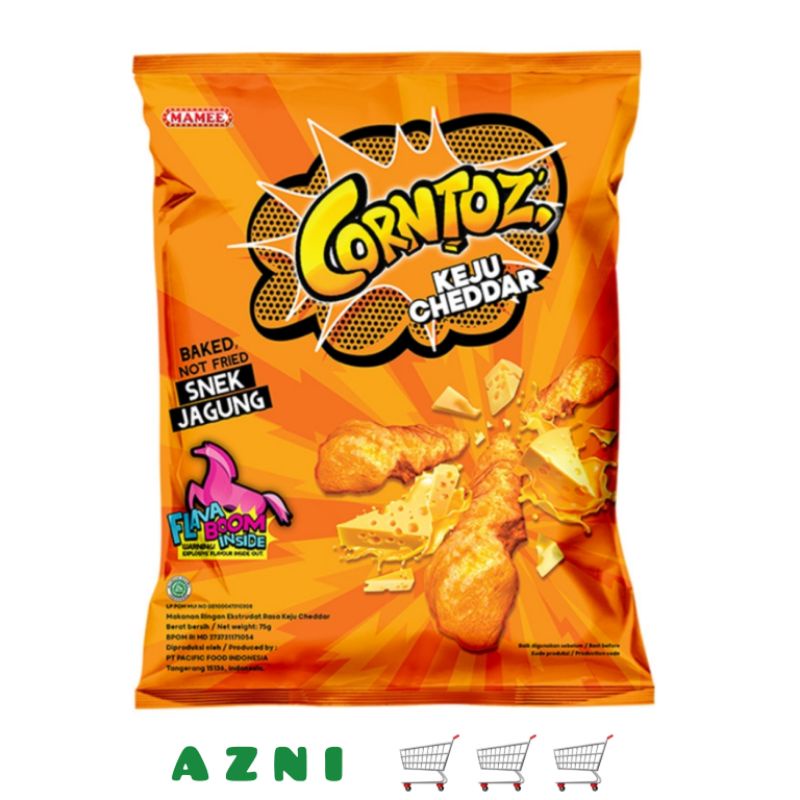 MAMEE Corntoz Snack Jagung Keju Cheddar 75 g