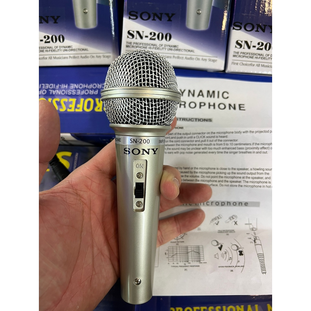 Microphone Sony SN-200/SN-228/SN-238 Mic Sony Murah Berkualitas Mic Serbaguna bisa untuk karaoke upacara Mic Sony Murah SN-200
