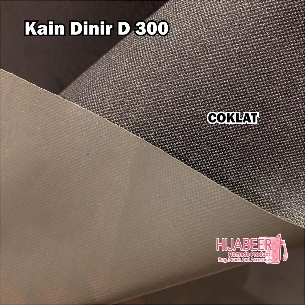 Permeter Kain Dinir Kain Kulit Imitasi D300 Bahan Tas Dinier Bahan Coating PVC Polyester