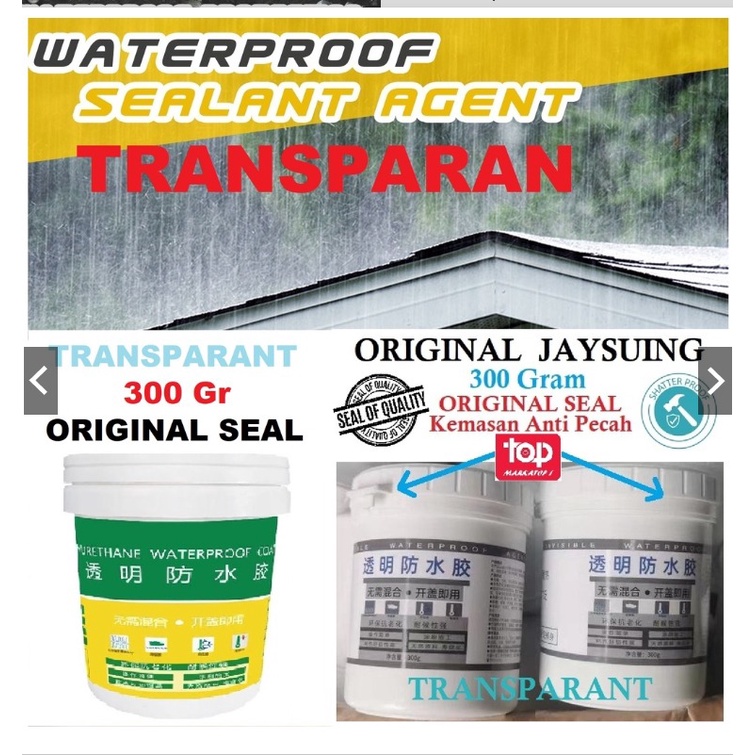 JAYSUING lem ANTI BOCOR KERAMIK KAMAR MANDI KOLAM lem x 2000 transparant JAiSUING WATERPROOF glue SEALANT AQUAPROOF